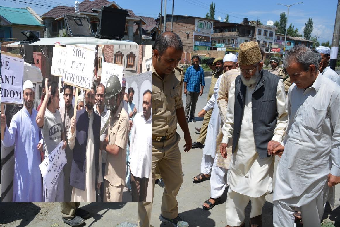 Geelani, Mirwaiz arrested ahead of Aripanthan Chalo
